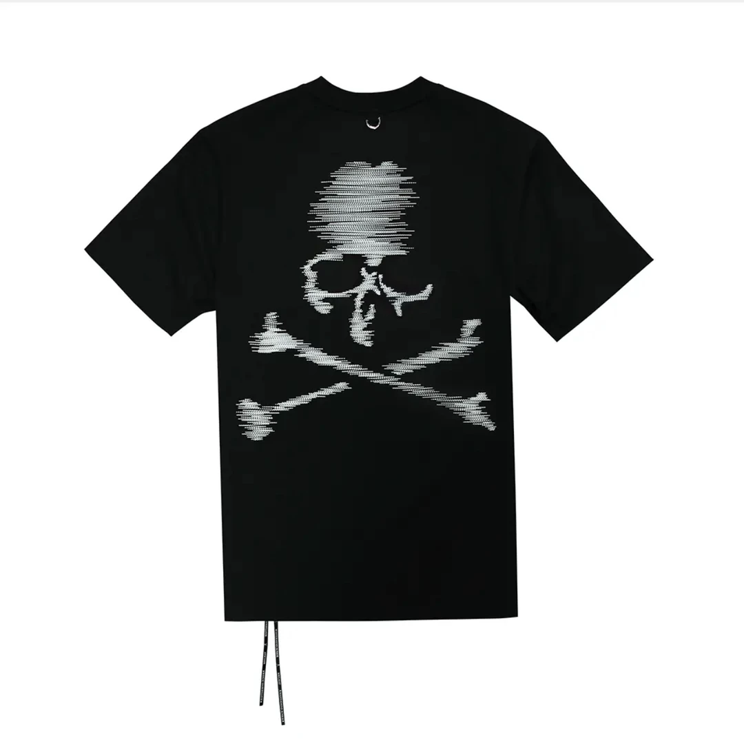MMJ短袖暗黑潮牌男高奢银丝线刺绣时尚T恤J42SST307