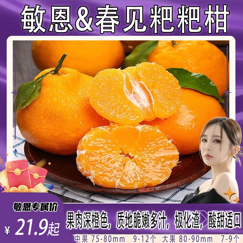 【年货节狂欢】正宗四川耙耙柑新鲜水果当季整箱4.5-5斤S
