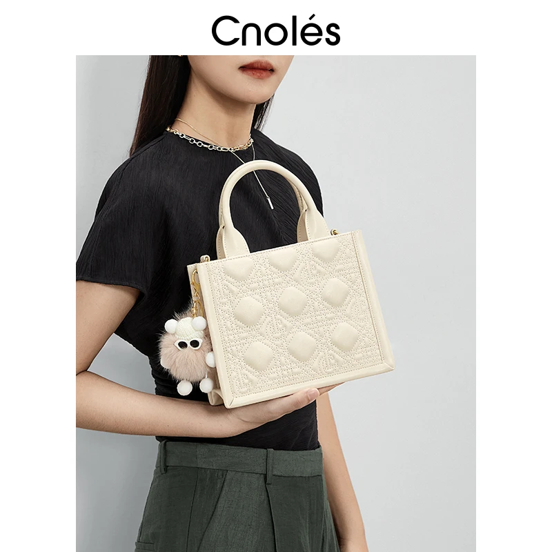 Cnoles蔻一包包新款高级感小香风小众设计小手提流行爆款斜挎包