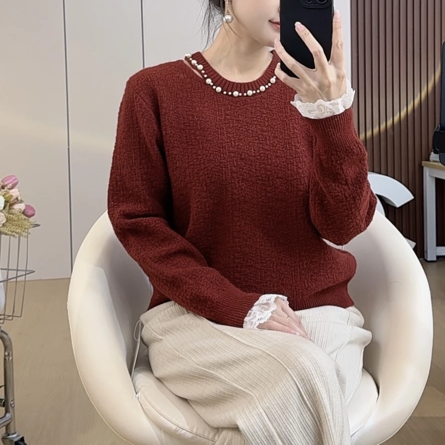 小清瓜女装01-200气质显瘦时尚百搭设计中国风秋冬针织衫