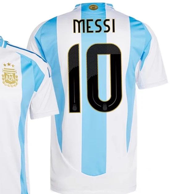 【官方正版】阿根廷国家队 |24-25球衣主场球员版球衣梅西印号球衣