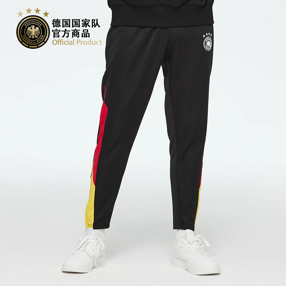 【官方正版】德国国家队 | 队徽款训练长裤拼色休闲运动裤