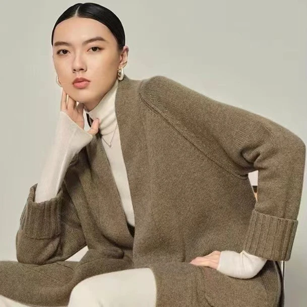 对号入座羊毛衫大衣外套女装针织