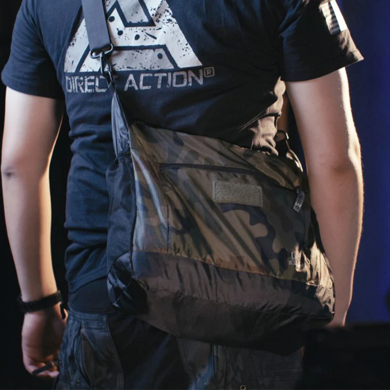 KIDON战术斜挎包户外轻量折叠便携皮肤包运动休闲斜跨单肩包