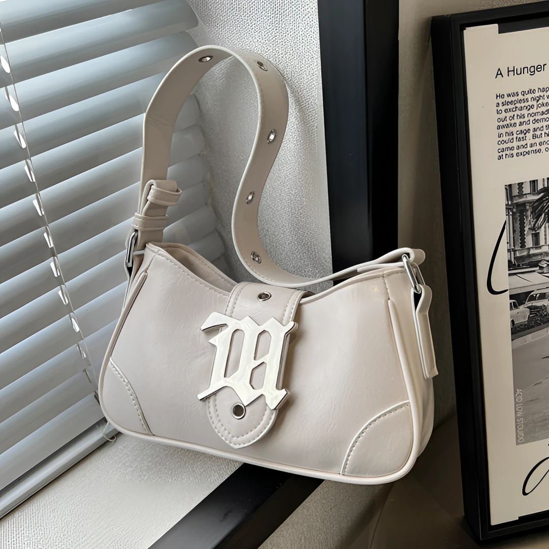 2024春夏新款时尚高级感单肩包小众设计包包女洋气简约腋下斜挎包