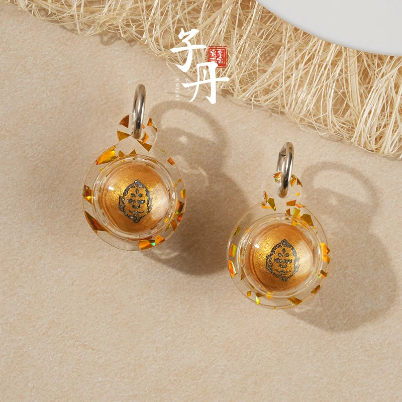 【蜜棠茶话会】五眼四耳暴F珠 摆件（多样性发/发一个）J1-574