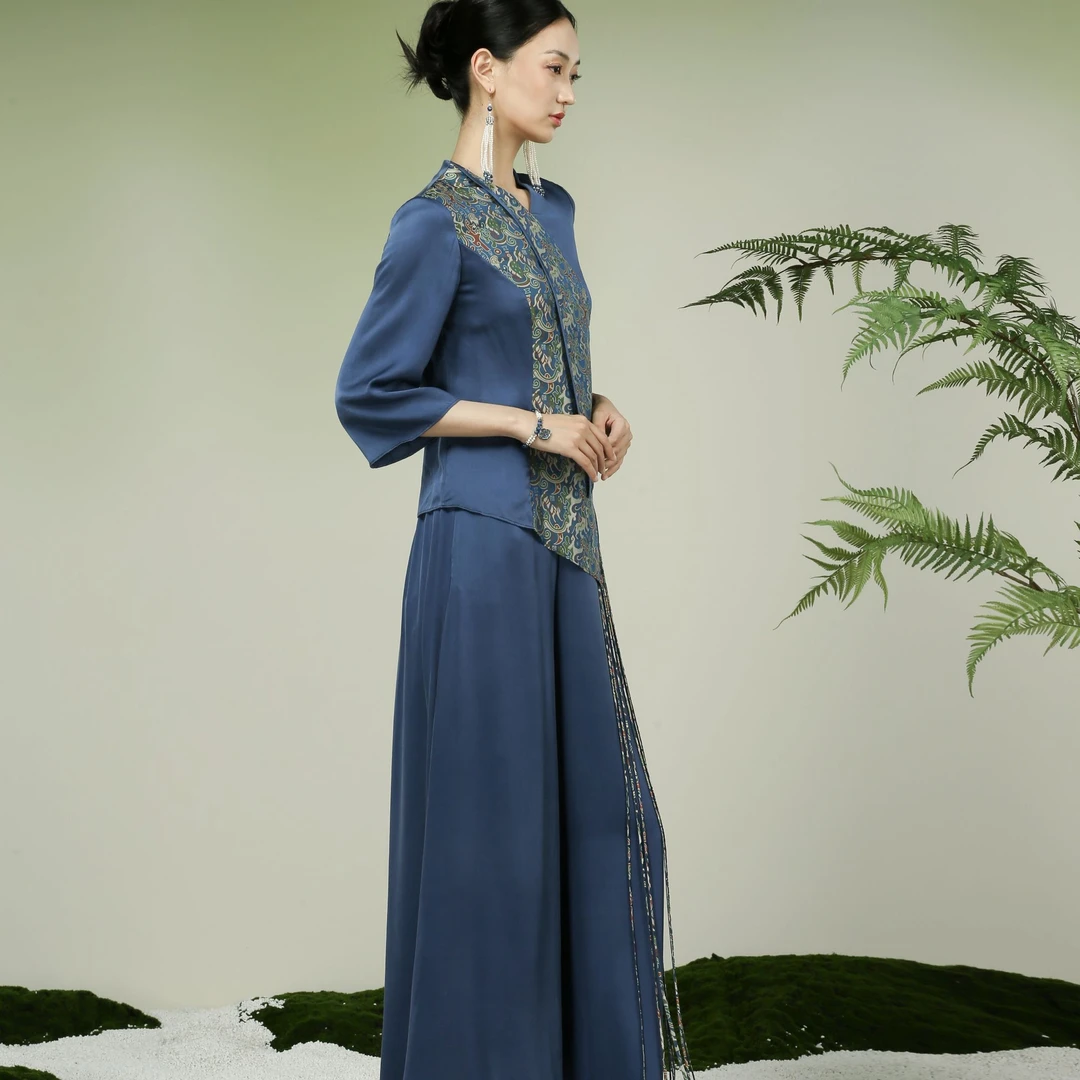 JIXIANGYIJIA/吉祥衣家 飞星梦 阔腿裤新中式国风女装 942256472