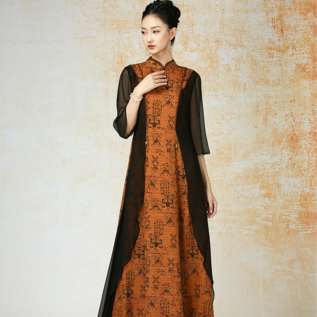 JIXIANGYIJIA/吉祥衣家【瞻彼日月】老段香云纱新中式国风942236497