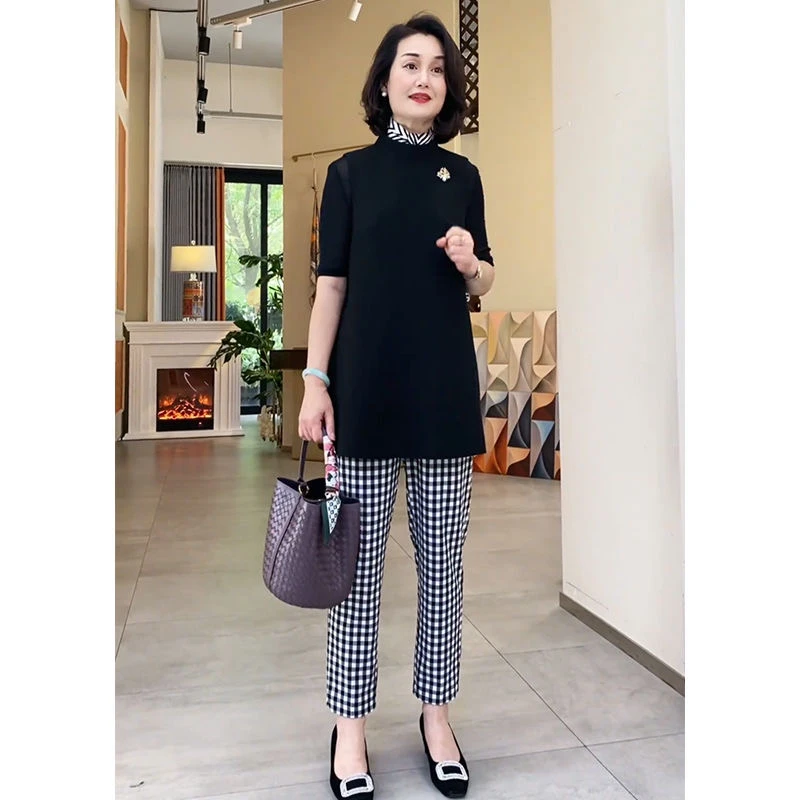 欧货2024秋季新款宽松洋气中长款无袖西装马甲背心外穿坎肩马夹女