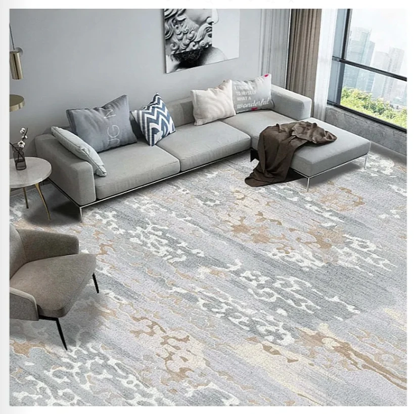 丹诺DN无胶抗污地毯无甲醛现代简约客厅茶几地毯卧室床边ins