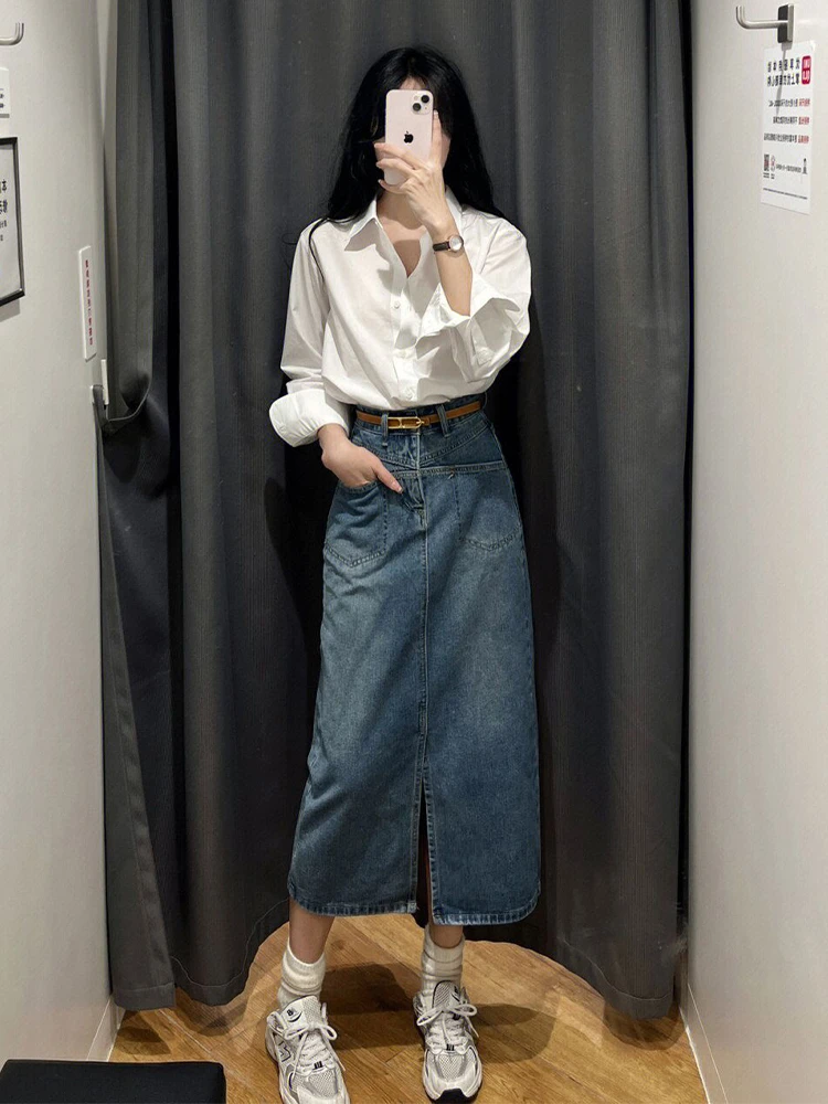 别致漂亮小衫白色衬衣上衣春装女气质新款设计感小众衬衫内搭春秋