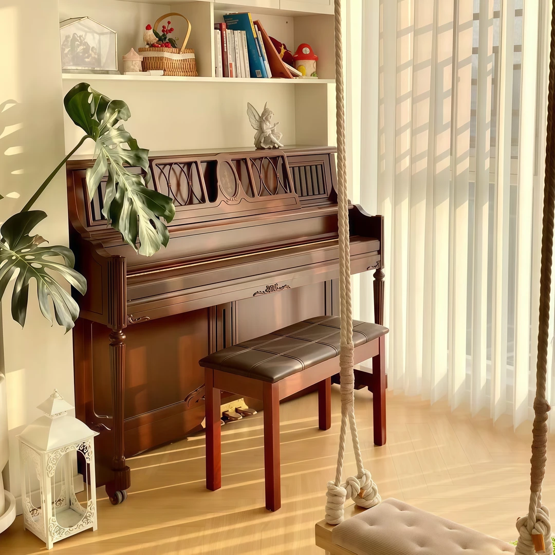 韩国一线品牌二手三益300系列立式优选实木钢琴厂家直销