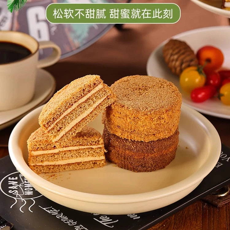 【国产】合资提拉米苏小蛋糕巧克力味奶油味迷你风味整箱