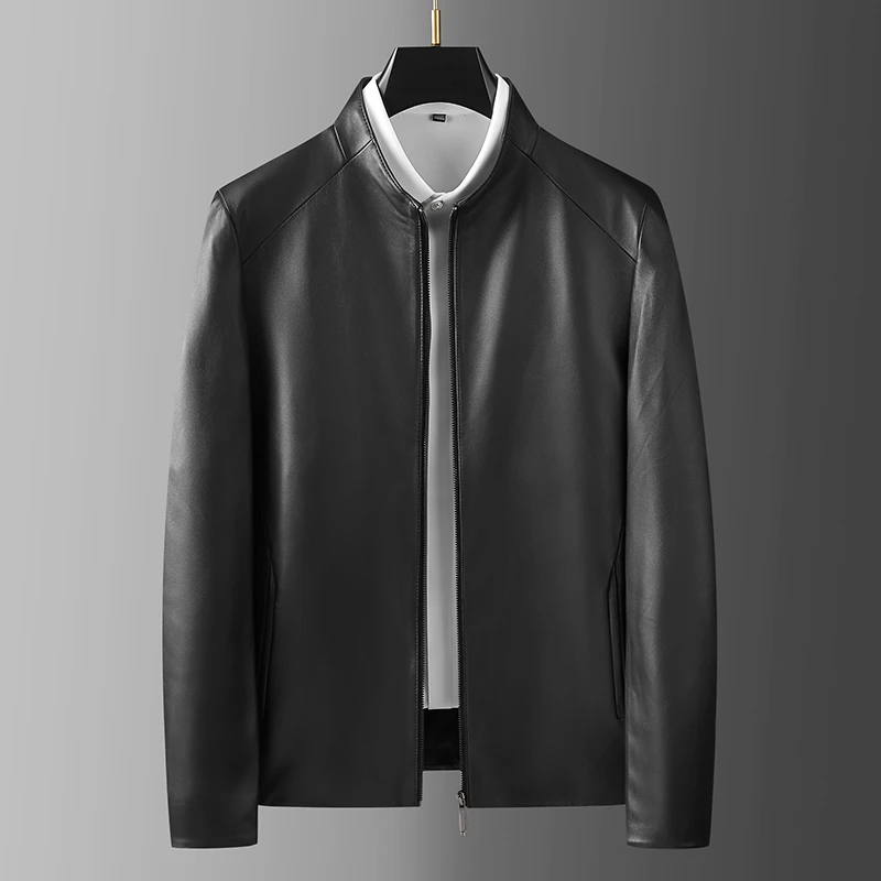 【5A级头层绵羊皮】真皮皮衣夹克男款2024新款休闲百搭春秋男装外套