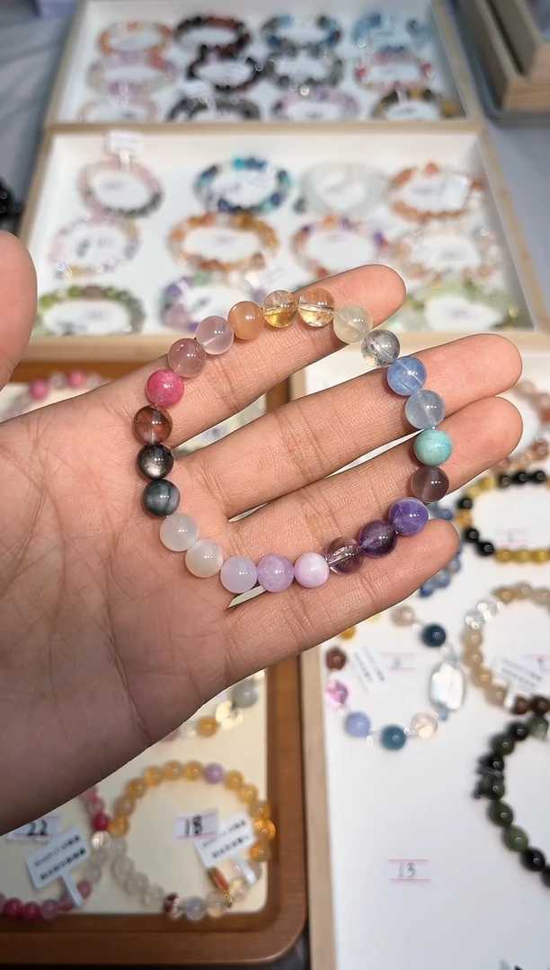 【闪购商品】水晶手链未镶嵌水晶多宝