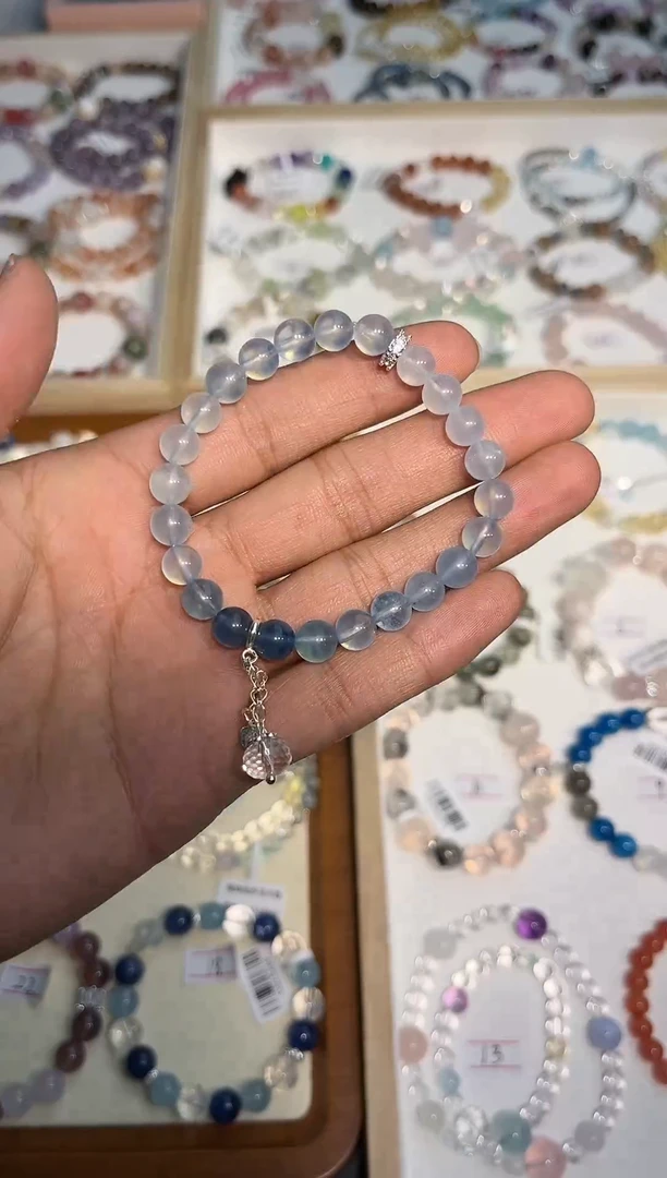 【闪购商品】海蓝宝石手链未镶嵌海蓝宝