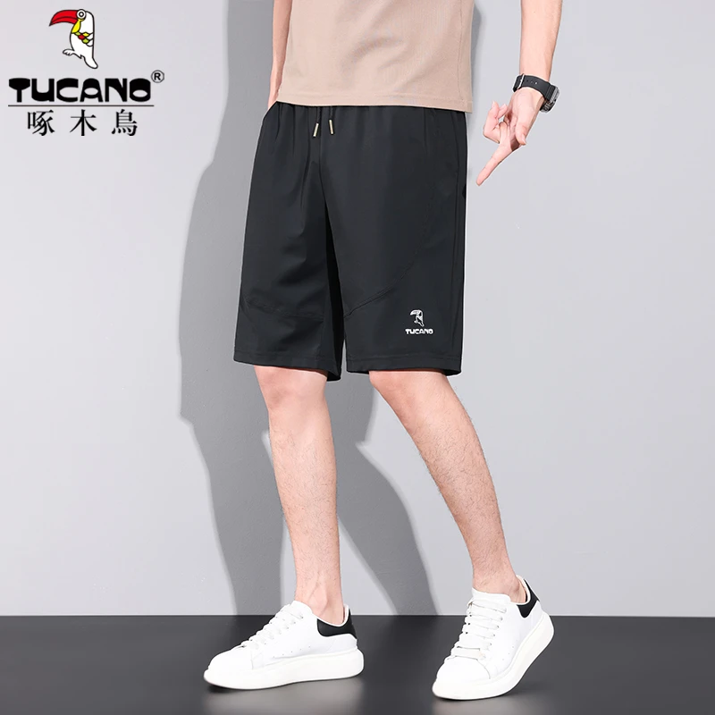 TUCANO/啄木鳥冰丝速干夏季新款男士休闲裤薄款透气休闲短裤