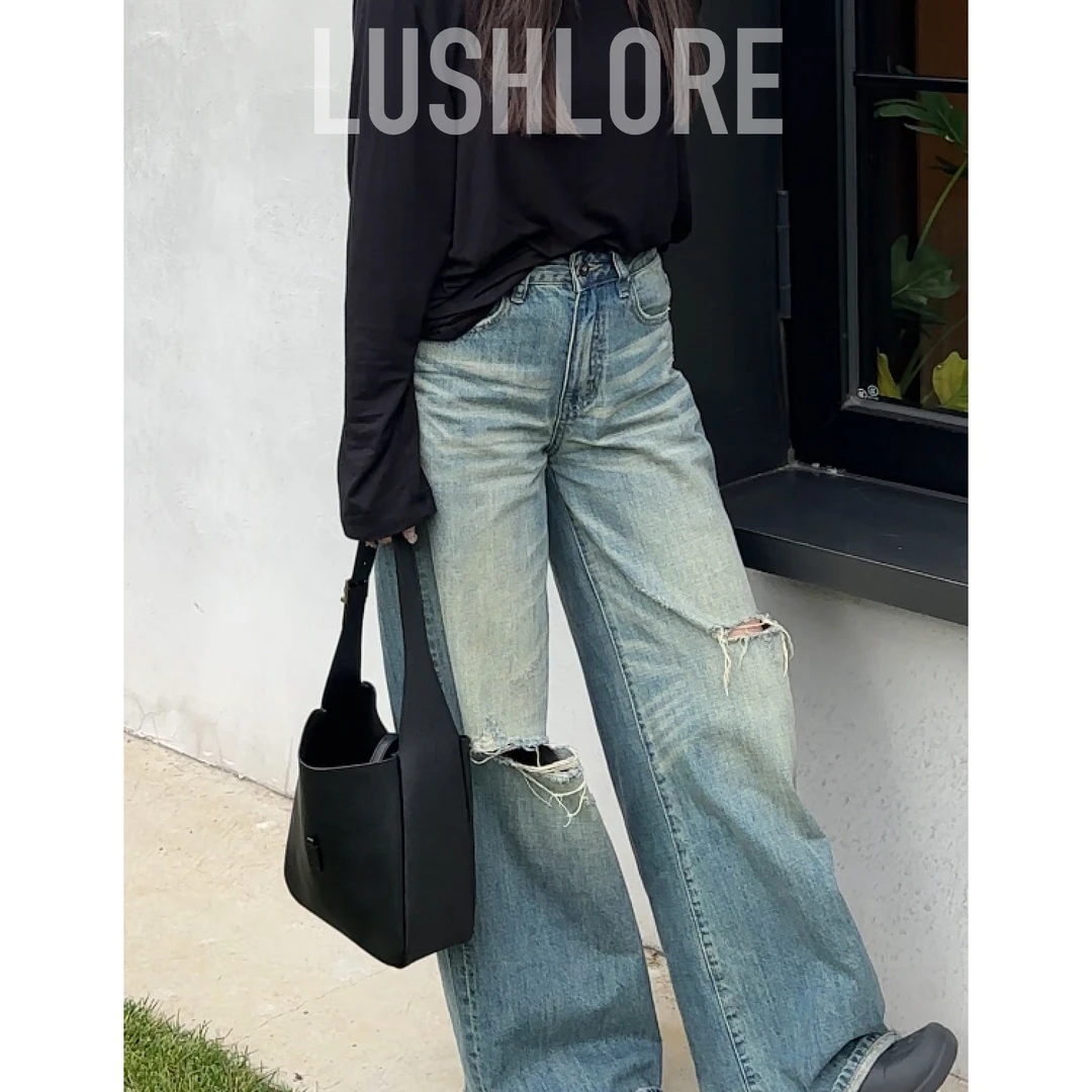 LUSHLORE丽谭 ·  朴彩英同款HOBO 真皮高定单肩斜跨包#6468