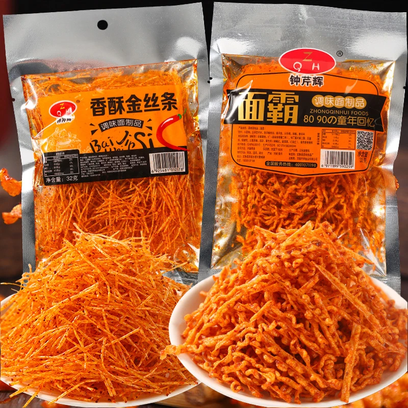 钟芹辉面霸辣条金丝条30克袋回忆儿时童年解馋零食校园怀旧的小吃