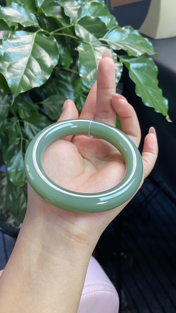 俄罗斯碧玉粉青大胖圆