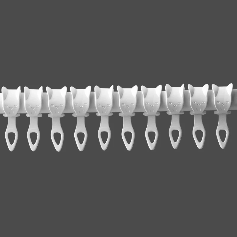 千典【防风挂钩】多功能挂钩宿舍防风防滑家用塑料可侧挂款挂窗帘