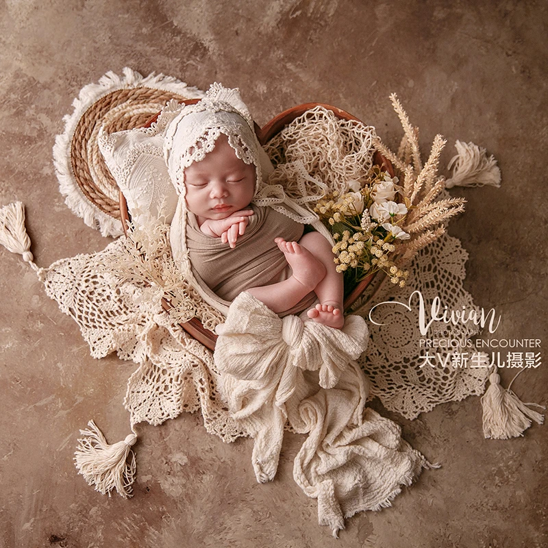 kd摄影道具新生儿包裹婴儿满月子宝宝衣服服装拍照儿童影楼z597