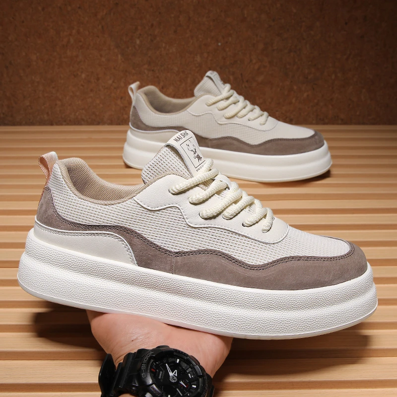 男士网面鞋夏季透气2024新款男鞋软底韩版百搭板鞋休闲鞋子ZS9507