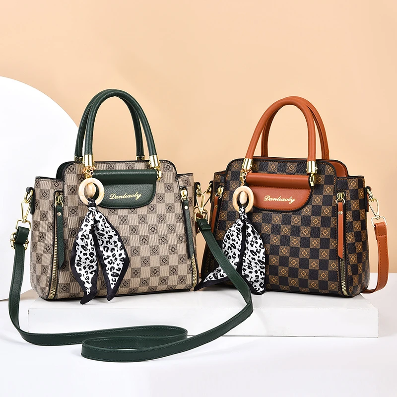 DIXI帝犀2024年新款印花女时尚百搭女士质感肩包洋气单肩斜跨耐磨