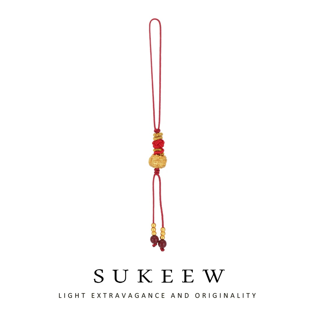 SUKEEW/酥可 铜合金布艺吊坠 时尚新中式国风diy流苏吊坠669004