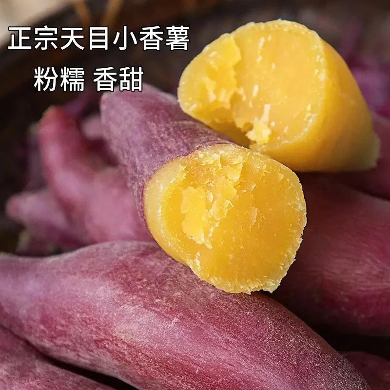 小香薯正宗临安天目小香薯软糯香甜板栗红薯地瓜皮薄无筋黄心现挖