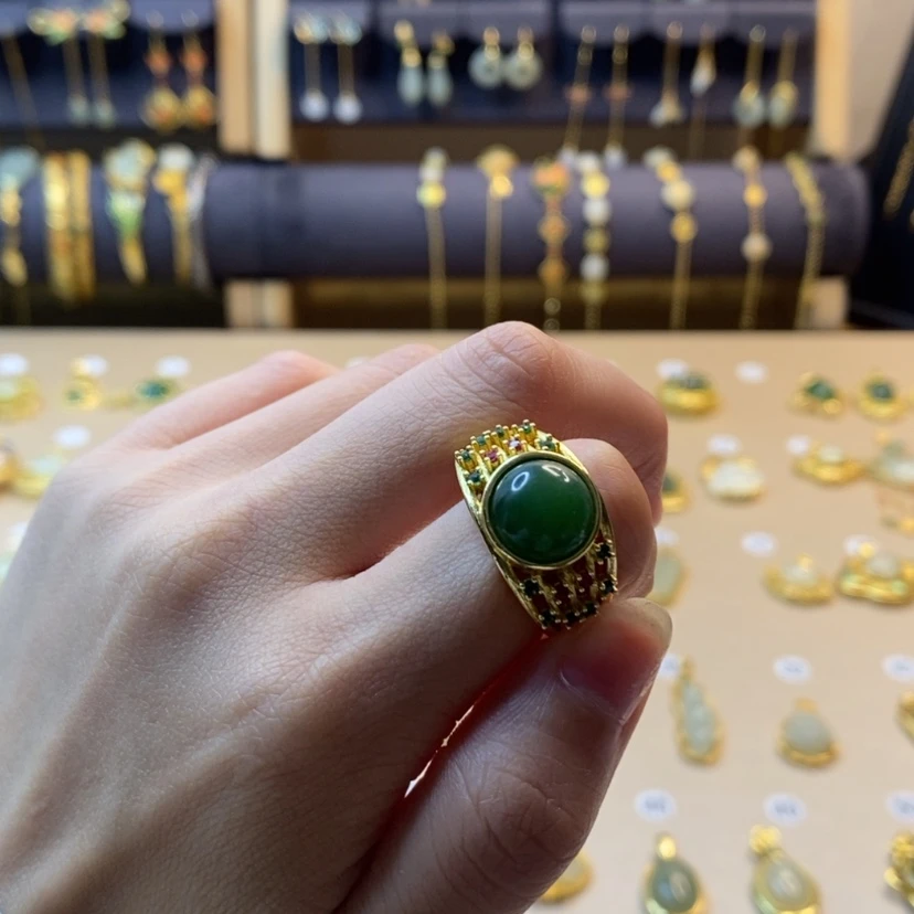 【闪购商品】和田玉戒指未镶嵌