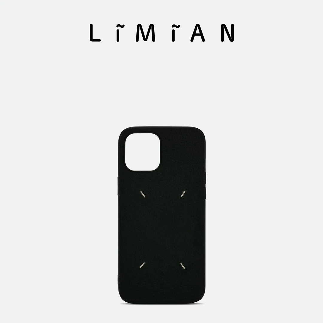 里面LM马吉拉四点皮质手机壳定制适用于苹果17proMaxins风简约