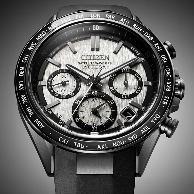 Citizen/西铁城ATTESA系列卫星对时腕表舒博钛男表CC4055-14H