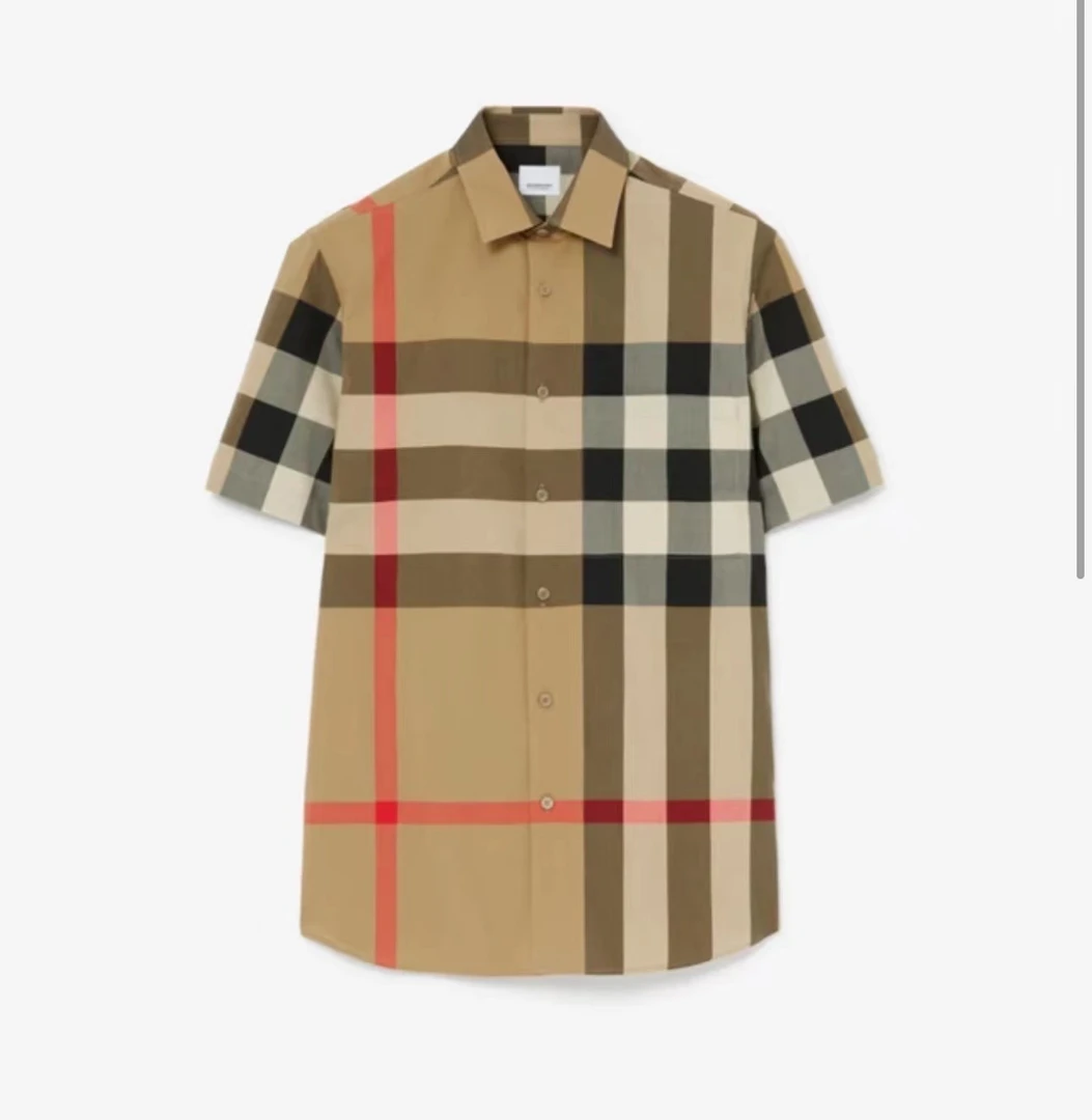 99新 BURBERRY/博柏利 休闲时尚大格子衬衫