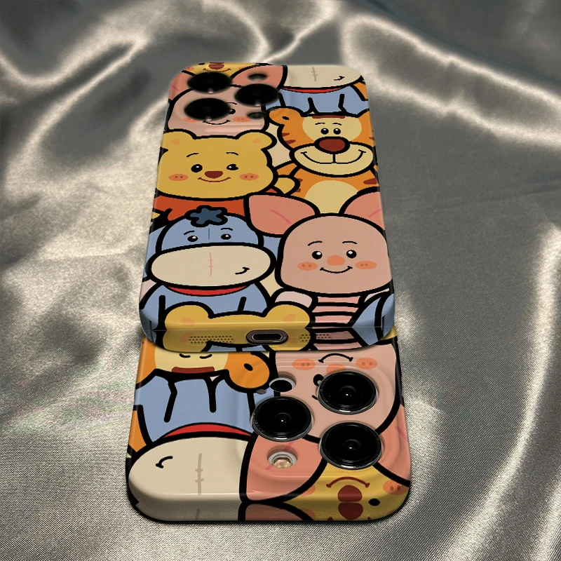 维尼跳跳虎适用iPhone14promax硬壳手机壳苹果13/12/11全包菲林手