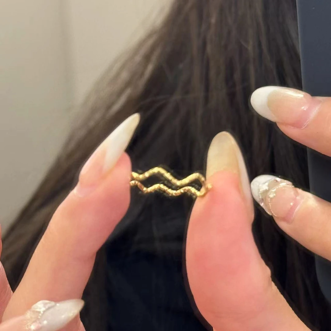 铜合金戒指 BIBI【窄版波浪】戒指J022