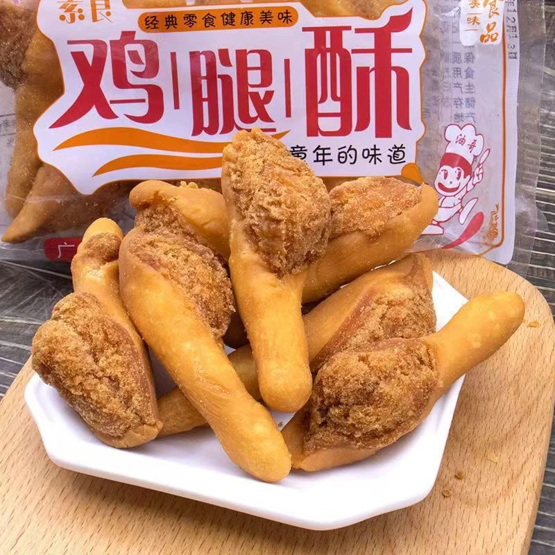 广西特产风味鸡腿酥面包8090童年怀旧零食酥软香油炸型童年的味道