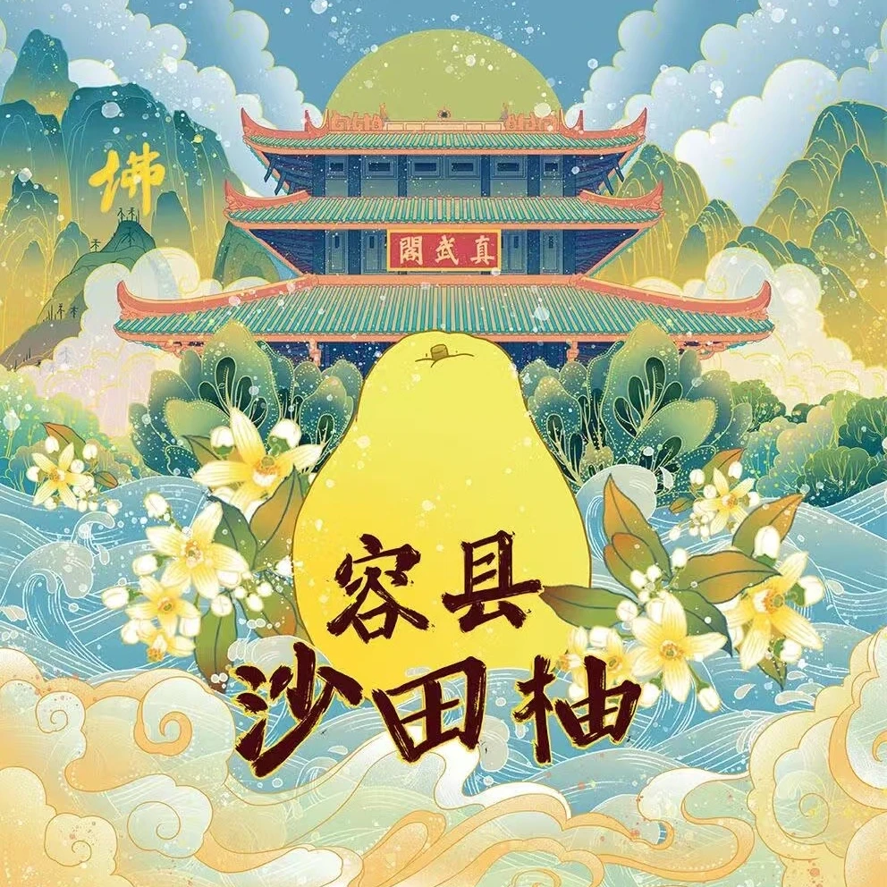 （精选果麻袋装20-50斤）广西容县沙田柚袋装应季新鲜水果纯甜包邮