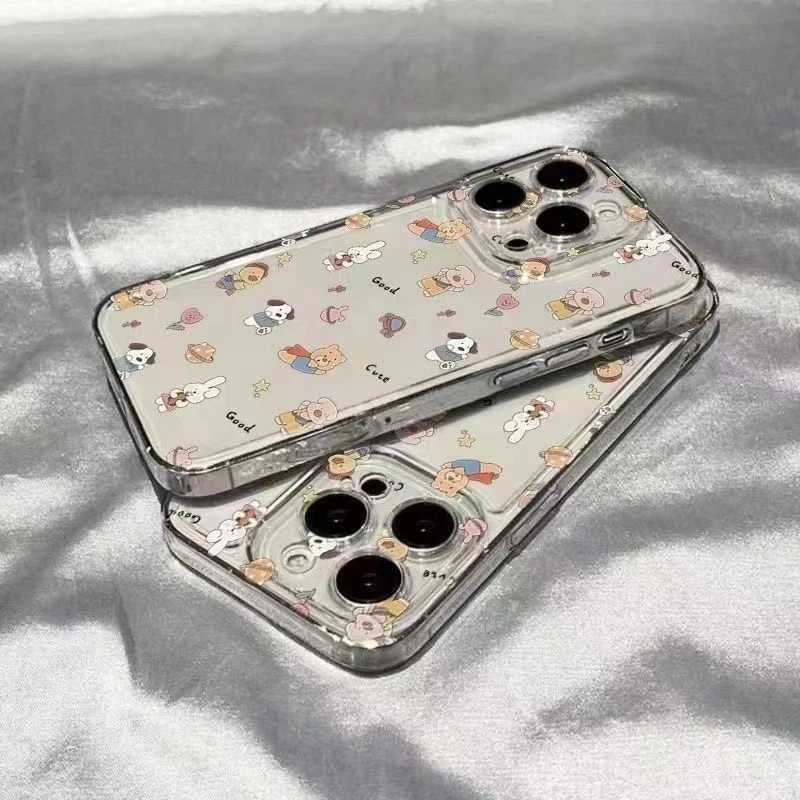 满屏动物适用iphone15pro/14/13手机壳苹果12/11华为vivo小米oppo
