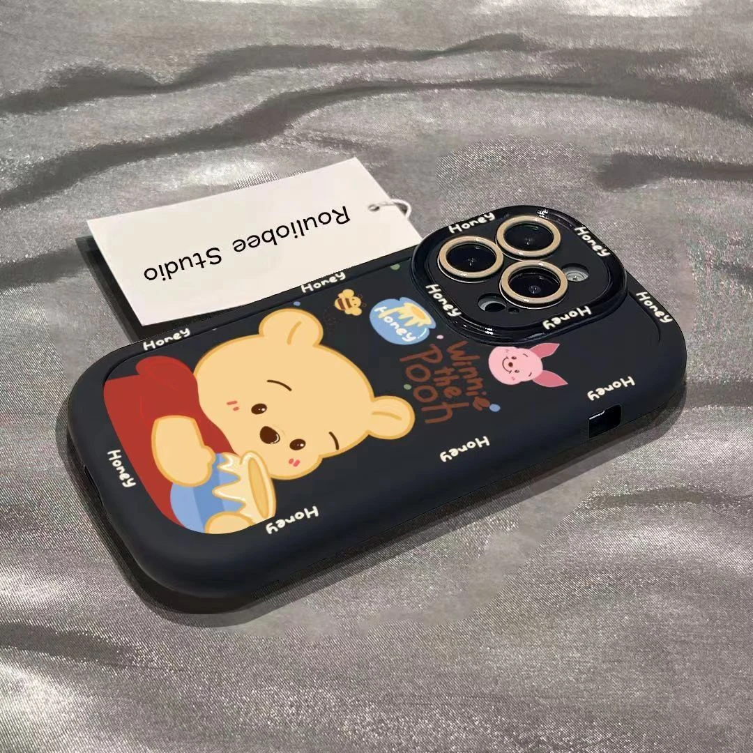 维尼熊适用iphone15pro/14/13手机壳苹果12/11华为vivo小米oppo