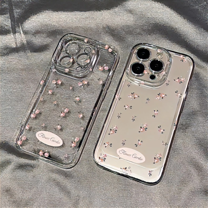 法式碎花适用iphone15pro/14/13手机壳苹果12/11华为vivo小米oppo