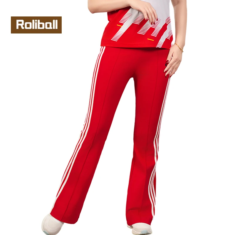 2024款 华柔 华悦红色喇叭裤