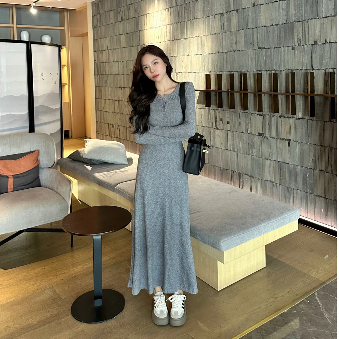 【田姜女装 】韩版显瘦连衣裙