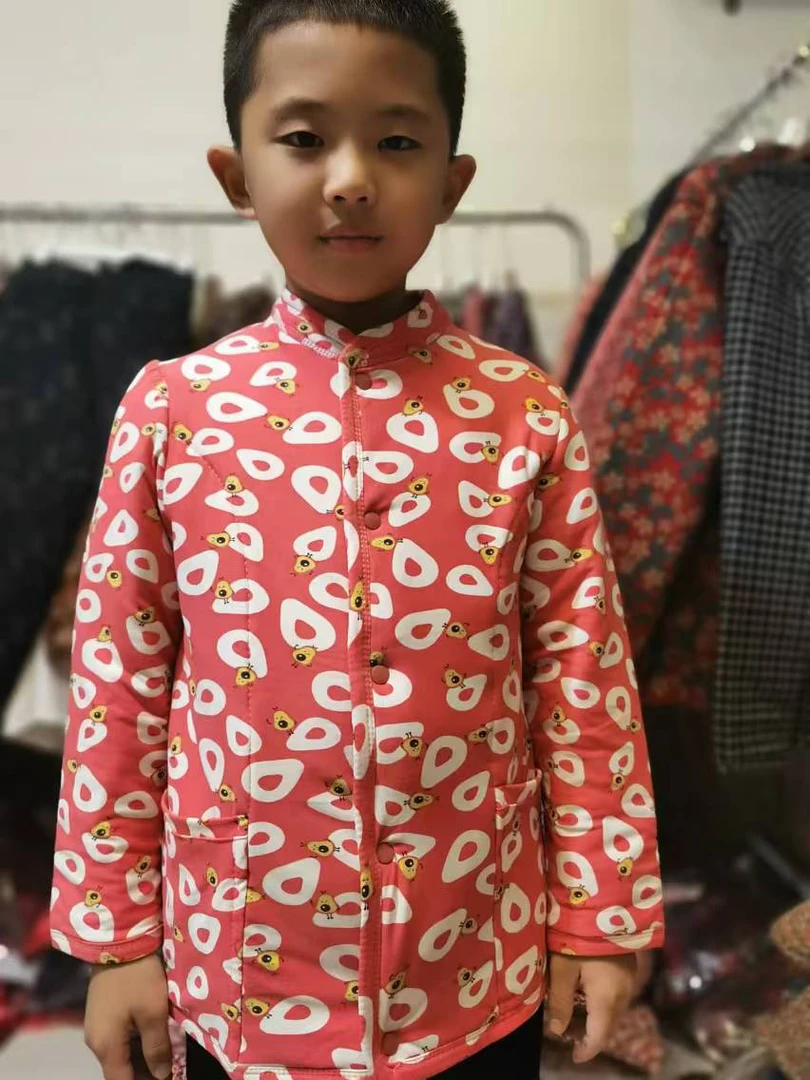 冬季新款儿童驼绒棉袄