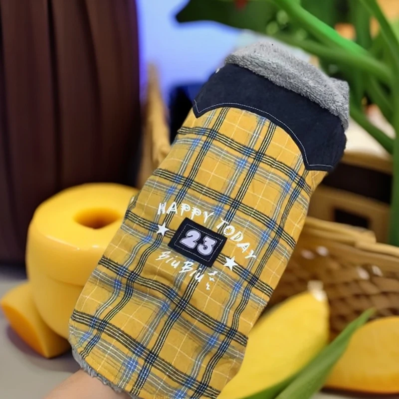 狗狗衣服新年喜庆泰迪秋冬装小型犬比熊宠物冬季保暖过年两脚棉衣