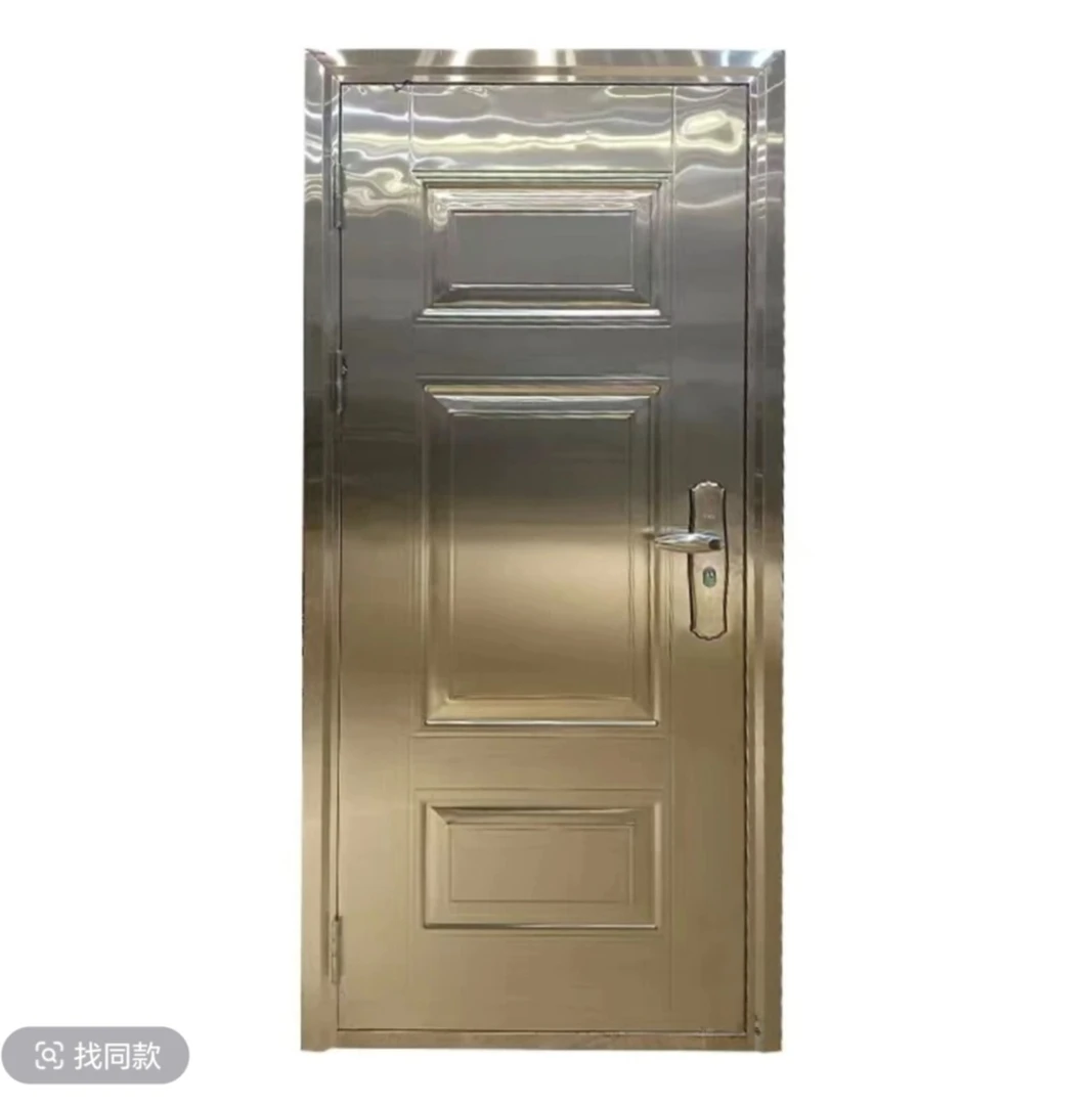 【农村包邮】304不锈钢子母门加厚防盗门进户门走廊入户门