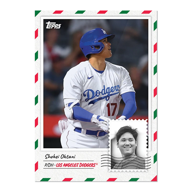 2023 Topps Holiday #1 道奇队 大谷翔平 节日纪念卡