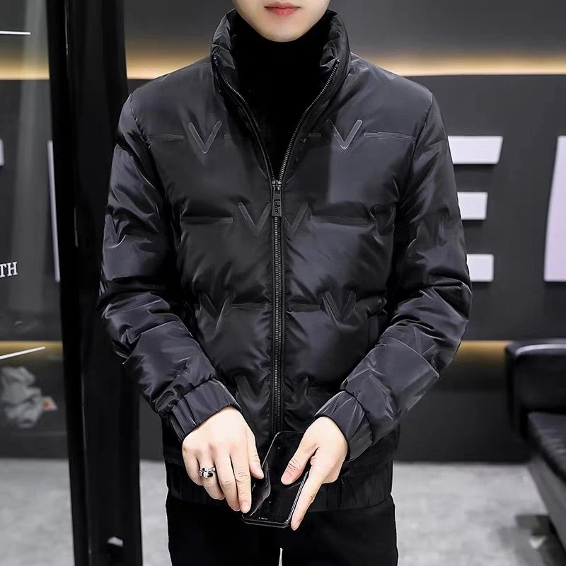 鸭鸭羽绒服短款2023新款冬季潮流保暖轻薄加厚外套男士立领鸭绒