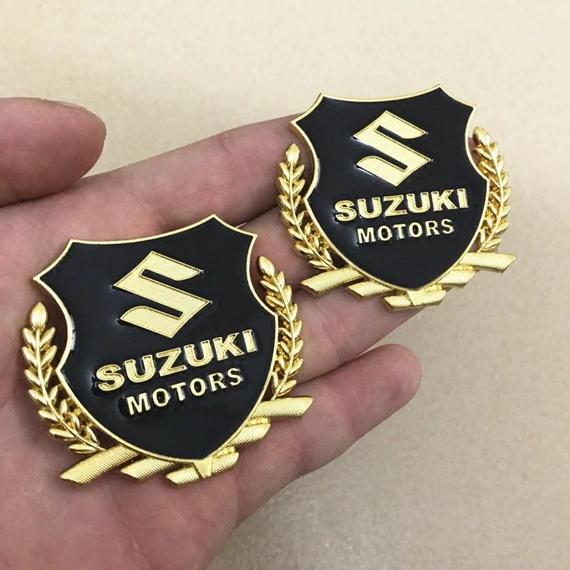 铃木维特拉雨燕羚羊新奥拓天语SX4专用车身装饰车贴金属车标改装