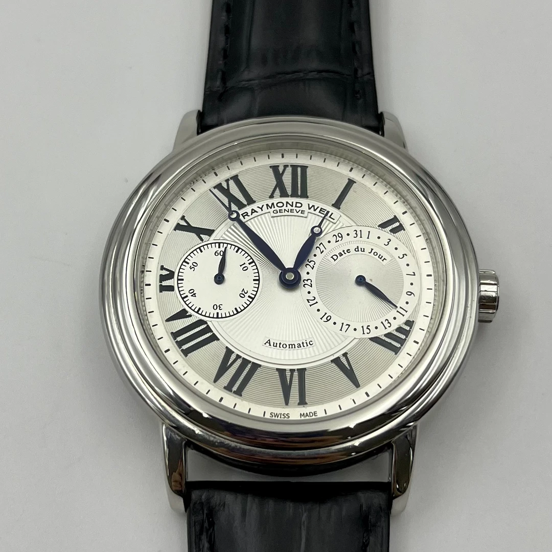 95新 RAYMOND WEIL/蕾蒙威 大师系列/41mm/自动机械/单表